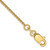 14K Yellow Gold 7 inch 1.05mm Spiga with Lobster Clasp Bracelet