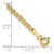 Image of 14K Yellow Gold 7 inch 2.4mm Hollow Anchor with Spring Ring Clasp Bracelet Image of 14K Yellow Gold 7 inch 2.4mm Hollow Anchor with Spring Ring Clasp Bracelet
