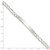 Image of Sterling Silver Figaro Link ID Bracelet QFD150-7