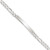 Image of Sterling Silver Figaro Link ID Bracelet QFD150-7