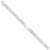 Image of Sterling Silver Figaro Link ID Bracelet QID188-7.5