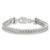 Image of Sterling Silver Fancy Link 7.5in Bracelet QG6403-7.5