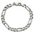Image of Sterling Silver Antiqued 7.5mm Figaro Chain QFG200A-9