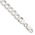 Image of Sterling Silver 8.1mm Hollow Flat Curb Chain QLFB180-8