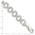 Image of Sterling Silver Polished Fancy Link Bracelet QG1556-8.5
