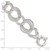 Image of Sterling Silver Polished Fancy Link Bracelet QG5807-8