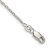 Image of Sterling Silver 1.5mm Beveled Oval Cable Chain QCA050-7