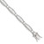 Image of Sterling Silver Baguette and Round CZ Bracelet QX400CZ