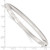 Image of Sterling Silver Polished Hinged Bangle Bracelet QB1416