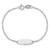 Image of Sterling Silver Polished Childrens 6in ID Bracelet QID235-6