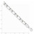 Image of Sterling Silver Polished and Satin X and O Bracelet QG3307-8