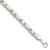 Image of Sterling Silver Polished and Satin X and O Bracelet QG3307-8