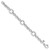 Image of Sterling Silver Rhodium-plated Polished Link Bracelet QG4844-7.25