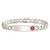 Image of Sterling Silver Polished Medical Curb Link ID Bracelet XSM169-8.5