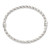 Image of Sterling Silver Polished Twisted Hinged Bangle Bracelet QB1430