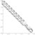 Image of Sterling Silver Rhodium-plated 8.5mm Beveled Curb Chain QFB210R-8