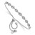 Image of Sterling Silver Rhodium-plated Fancy Adjustable Bracelet QG6259