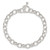Image of Sterling Silver 7.75inch Polished Fancy Link Toggle Bracelet QH130-7.75