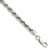 Image of Sterling Silver Rhodium-plated 4.75mm Diamond-cut Rope Chain QDC100R-8