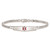 Image of Sterling Silver Rhodium-plated Medical ID Curb Link Bracelet XSM42-7