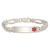 Image of Sterling Silver Polished Medical Figaro Anchor Link ID Bracelet XSM170-8.5