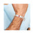 Image of Sterling Silver Polished Medical Figaro Anchor Link ID Bracelet XSM173-8.5