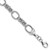 Image of Sterling Silver Rhodium-plated Polished Textured Fancy Link Bracelet QG3893-7.5