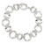 Image of Sterling Silver Fancy Circle Link Bracelet