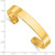 Image of Sterling Silver Gold-tone 9.75mm Cuff Bracelet