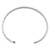 Image of Sterling Silver Polished Hammered Cuff Bracelet