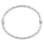 Image of Sterling Sliver Polished Twisted Hinged Bangle Bracelet