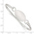 Image of Sterling Silver Bangle Bracelet w/Oval ID Plate Bracelet