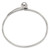 Image of Sterling Silver Polished Ball Bead & Loop Bangle Bracelet