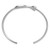 Image of Sterling Silver Rhodium-plated Trinity Knot Cuff Bracelet