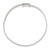 Image of Sterling Silver Polished Milgrain 7mm Expandable Bangle Bracelet