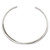 Image of Sterling Silver Polished Plain 3mm Hammered Bands Bangle Bracelet