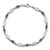Image of Sterling Silver Rhodium-plated Amethyst and Diamond 7.25in Bracelet