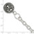 Image of Sterling Silver Oxidized Dangle GUARDIAN ANGEL Toggle Clasp Bracelet