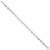 Image of Sterling Silver Rhodium-plated 7.25in w/.5in ext. Fancy Link Bracelet