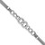 Image of Sterling Silver Rhodium-plated Fancy Chain w/1in Ext. 2-strand Bracelet