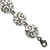 Image of Sterling Silver Brushed Oxidize Burnished Swirl Disc w/1 in Ext. Bracelet