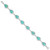 Image of Sterling Silver Rhodium-plated Teardrop Synthetic Simulated Turquoise Bracelet