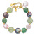 Image of Sterling Silver Gold-plated Freshwater Cultured Pearl/Multi Stone w/1in ext. Bracelet