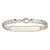 Image of Sterling Silver Curb Link ID Bracelet QID198-8.5