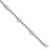 Image of Sterling Silver Rhodium-plated Blue Topaz Bracelet QX601BT