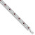 Image of Sterling Silver Rhodium-plated Garnet Diamond Bracelet QX833GA