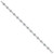 Image of Sterling Silver Rhodium-plated Blue Topaz & Diamond Bracelet QX846BT