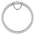 Image of Sterling Silver Rhodium-plated 15mm Fancy Hinged Bangle Bracelet