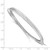 Image of Sterling Silver Rhodium-plated Polished Intertwined Bangle Bracelet