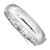 Image of Sterling Silver Rhodium-plated Diamond-cut 15mm Fancy Hinged Bangle Bracelet